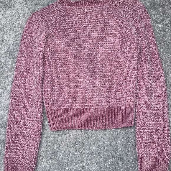 Altar'd State Alice Chenille Pink Sweater - Picture 4 of 5